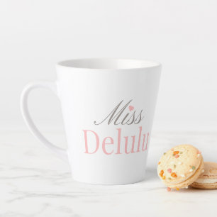 Miss Delulu – Cute Aesthetic Latte Mug