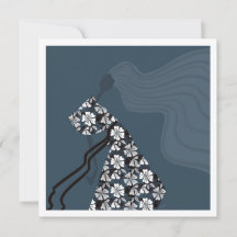 Miss Dita Disco Dramatic Chic Art Card