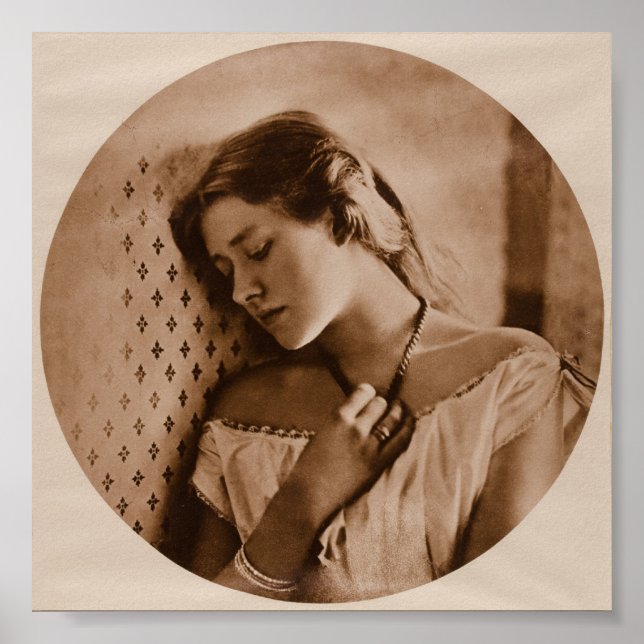 Miss Ellen Terry, Julia Margaret Cameron Poster (Front)