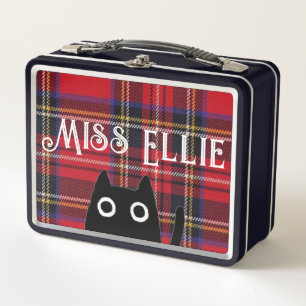Miss Ellie and Cat Black Lunchbox