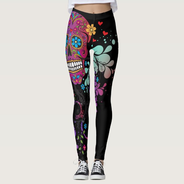 Miss Eve - Girlie Skull Leggings (Front)