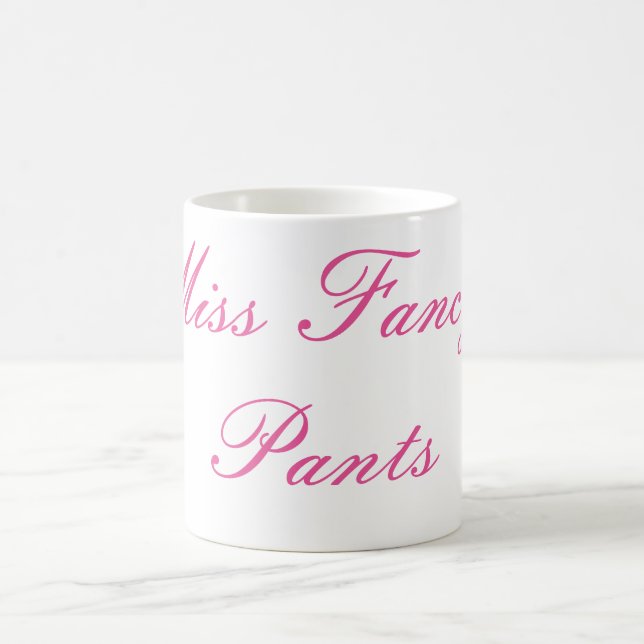 Miss Fancy Pants Mug Preppy Cute Gift Girly (Center)