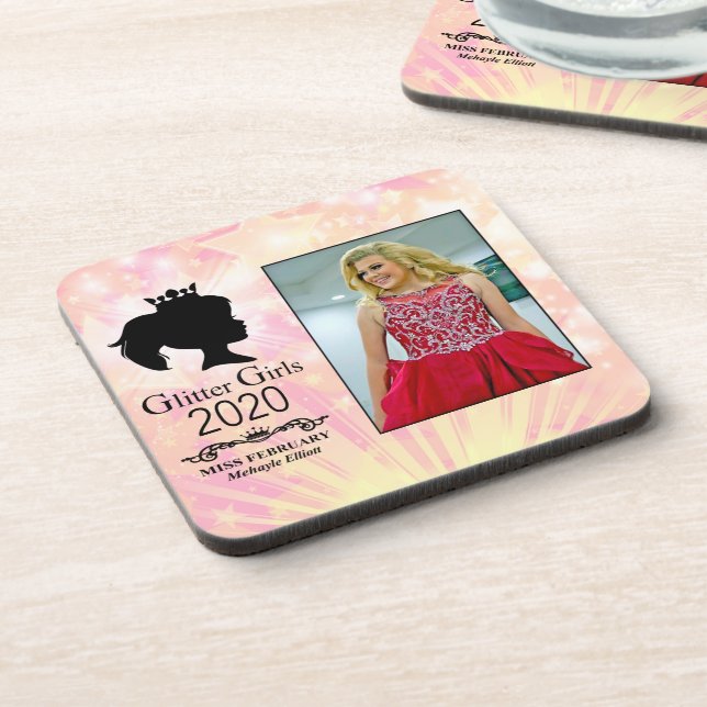 Miss February 2020 Coaster (Left Side)