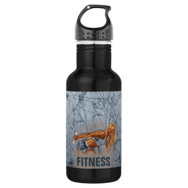 Miss Fitness II - 532 Ml Water Bottle (Front)