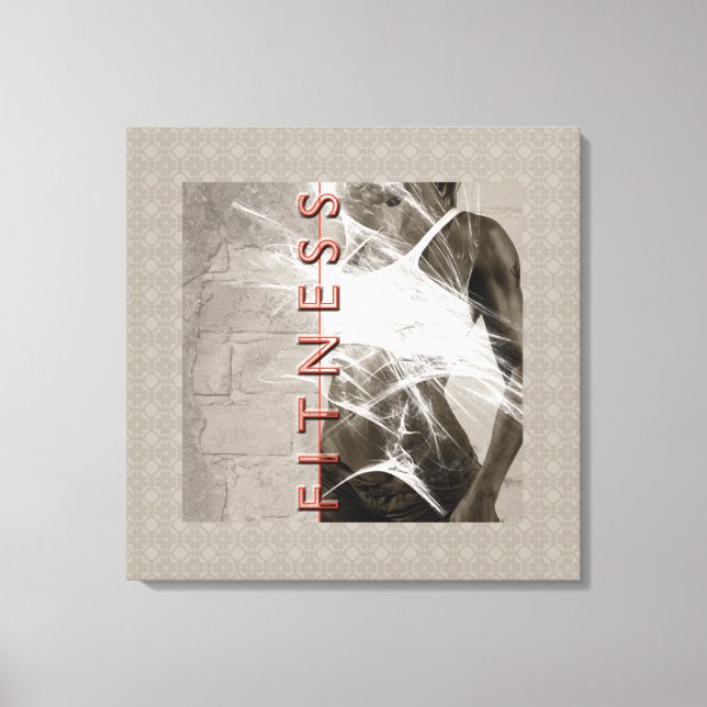 Miss Fitness - Wrapped Canvas (Front)