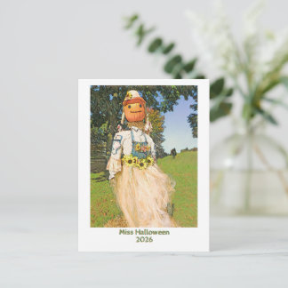 Miss Halloween 2026/Straw Woman/party invite