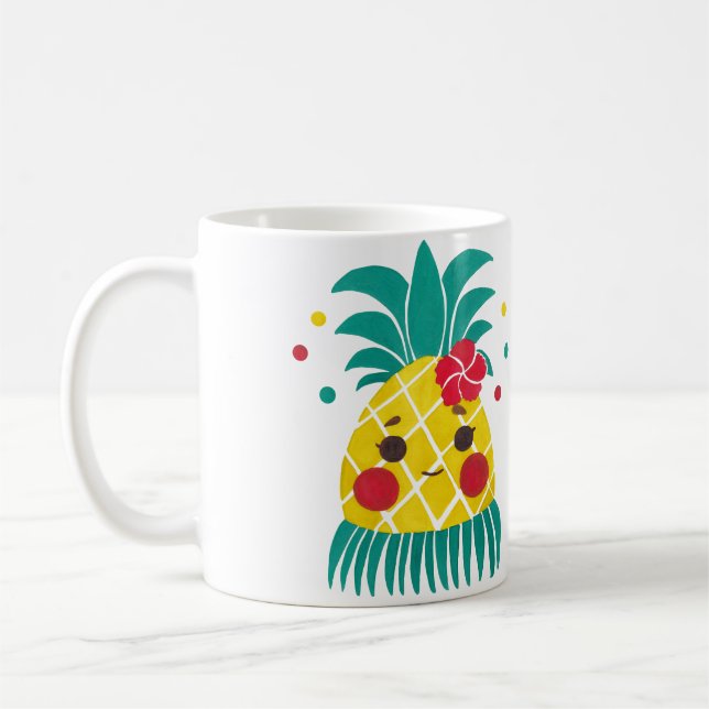 Miss Hawaiian Pineapple Coffee Mug (Left)