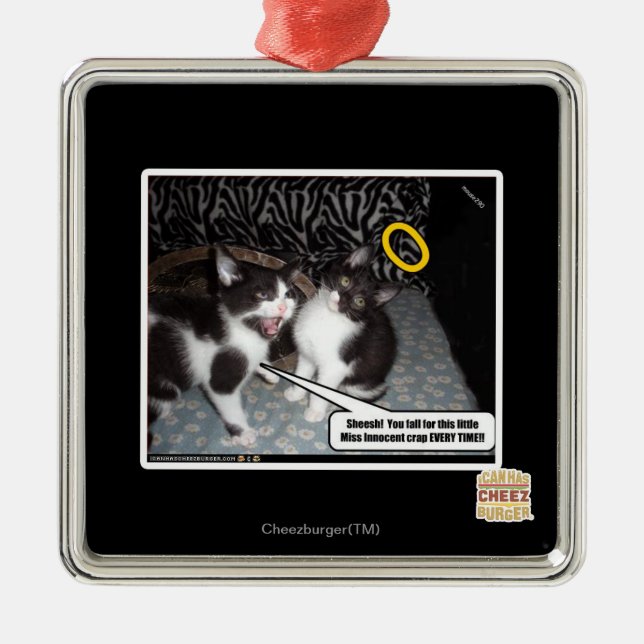 Miss Innocent Metal Tree Decoration (Front)