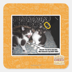 Miss Innocent Square Sticker