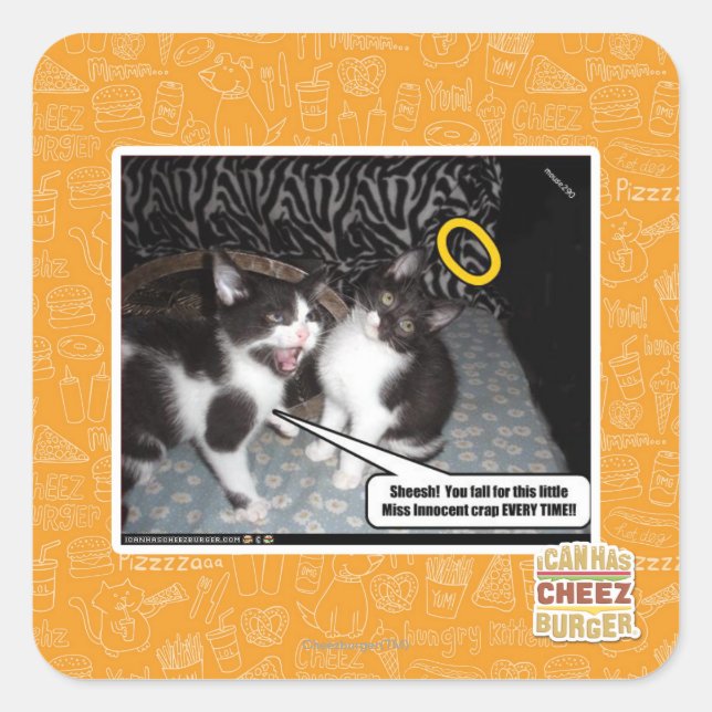 Miss Innocent Square Sticker (Front)