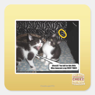 Miss Innocent Square Sticker