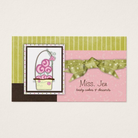 Miss. Jen Candy Business Cards