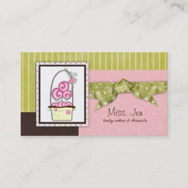 Miss. Jen Candy Business Cards (Front)