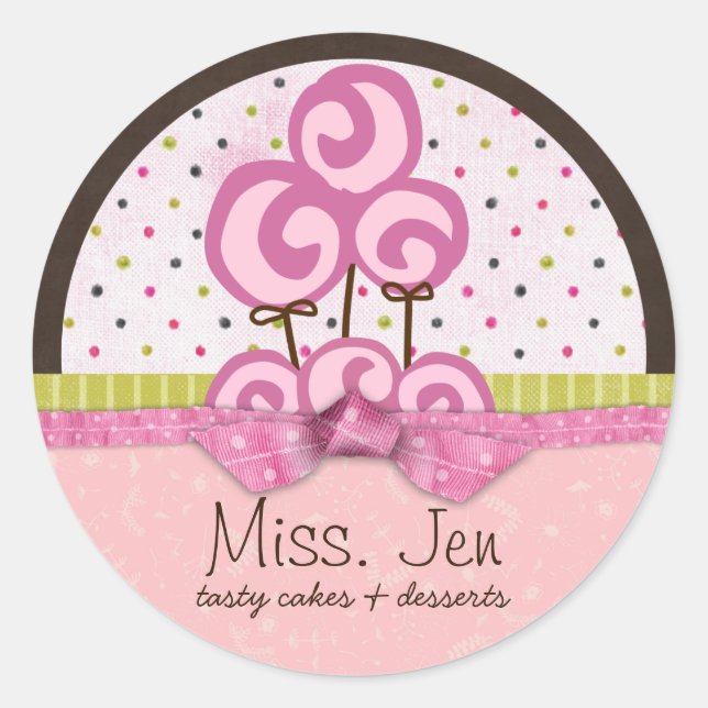 Miss. Jen Candy Large Merchandise Stickers (Front)
