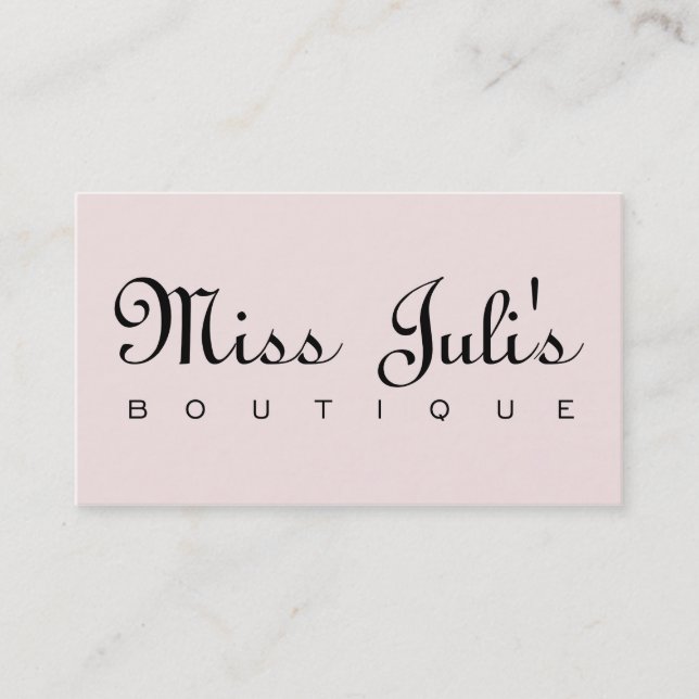 Miss Juli's Business Card, 3.5" x 2.0", 100 pack Card (Front)