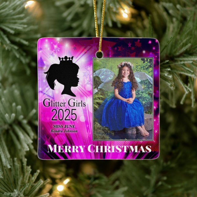 Miss June 2025 Ceramic Ornament (Tree)