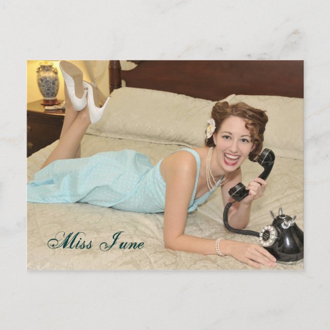 Miss June-Postcard Postcard (Front)