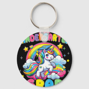 Miss Kindergarten Grad Unicorn Last Day Of School Key Ring