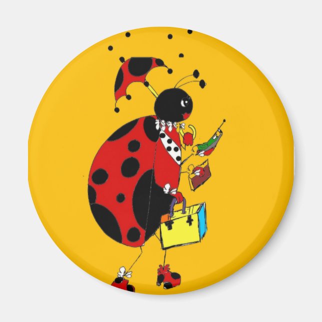 Miss Ladybug Magnet (Front)