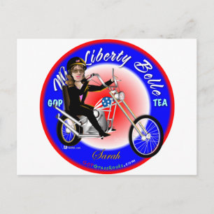 Miss Liberty Belle Postcard