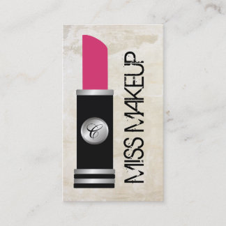 Miss Makeup White wash Business Card