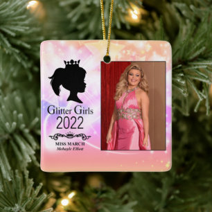 Miss March 2022 Ceramic Ornament