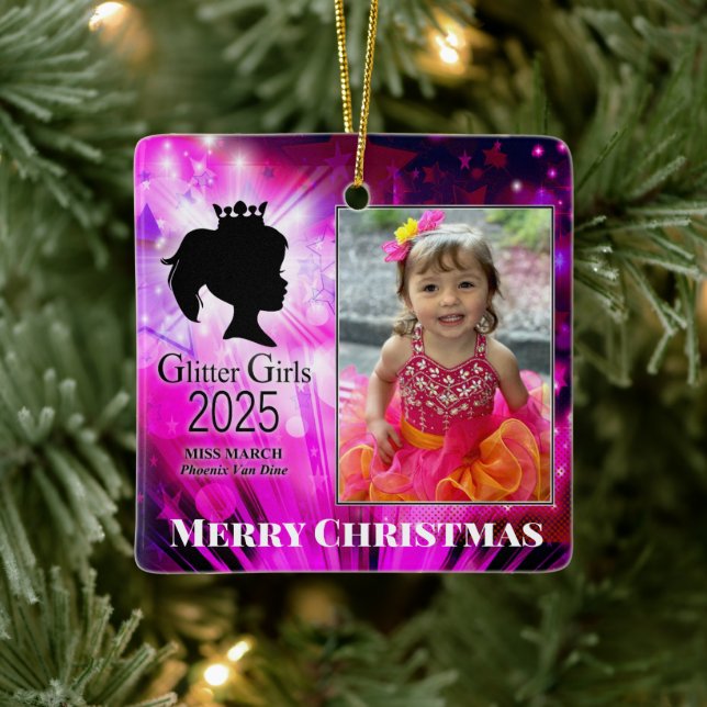 Miss March 2025 Ceramic Ornament (Tree)