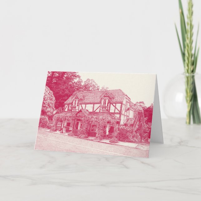'Miss Marple's Tea Room' - Thank You Card (Front)