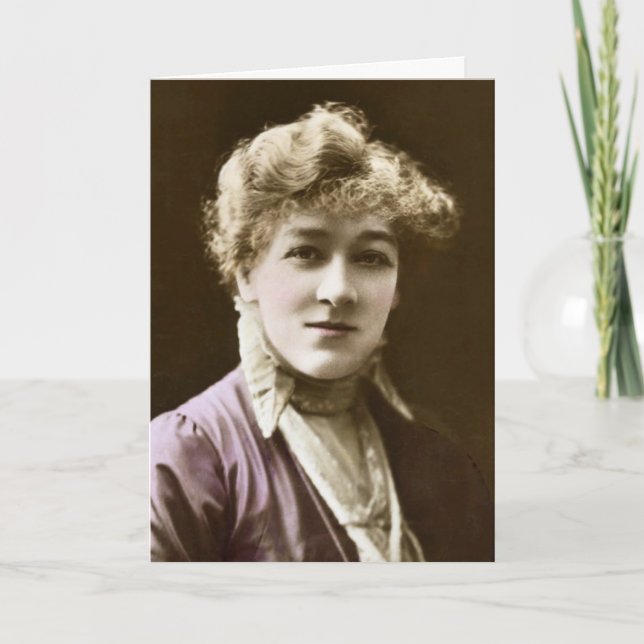 Miss Mary Moore Card (Front)