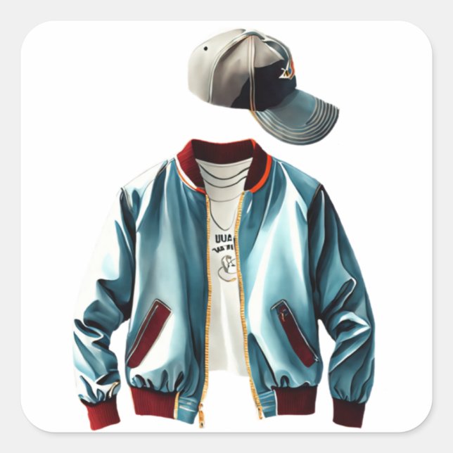 Miss Me Square Sticker (Front)