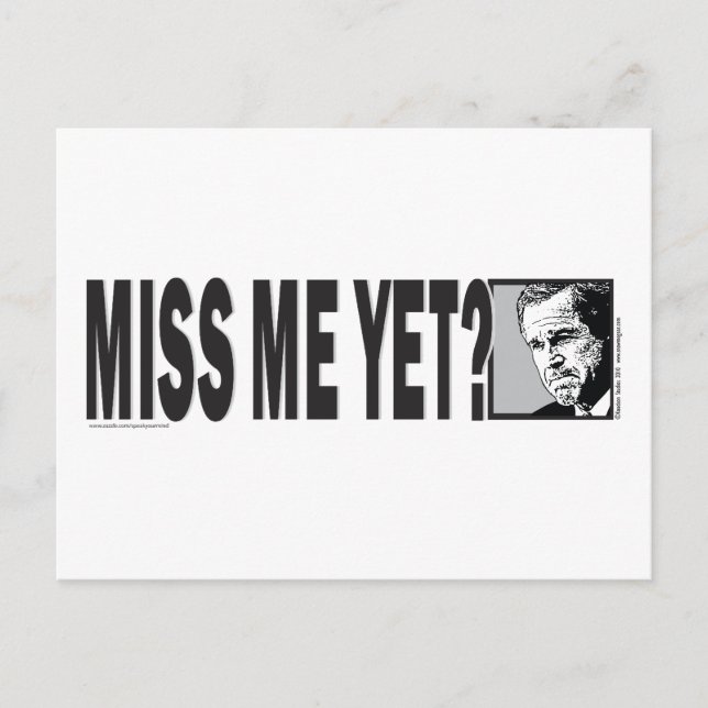 Miss-Me-YET Postcard (Front)