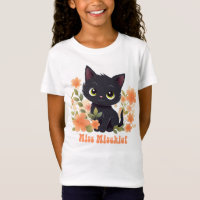 Miss Mischief Black Kitty Kawaii Chibi