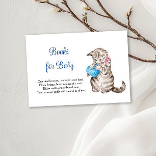 Miss Moppet Books For Baby RSVP Card
