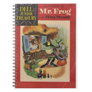 Miss Mousie - Mr. Frog - Retro Comics - Fantasy Notebook