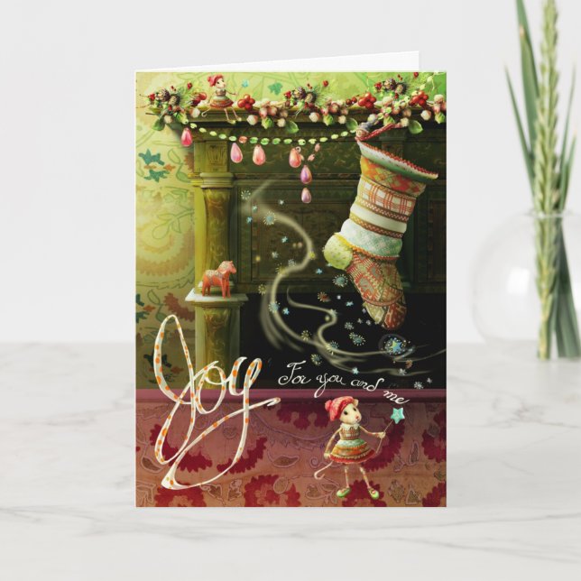 Miss Mousy Mae Christmas Card (Front)