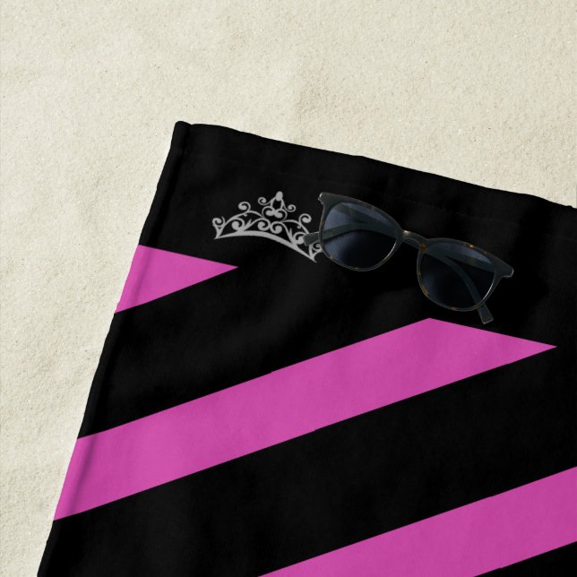 Miss Mrs. America USA Rodeo Crown Beach Towel (In Situ)