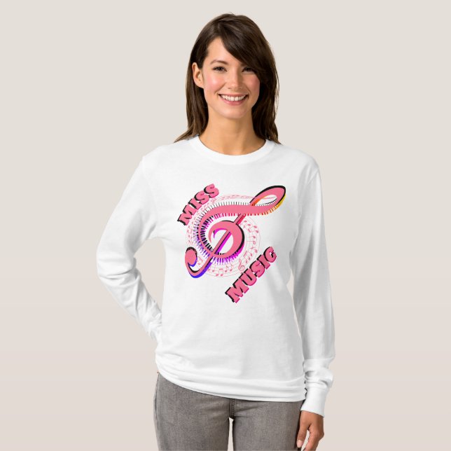 Miss Music T-Shirt (Front Full)