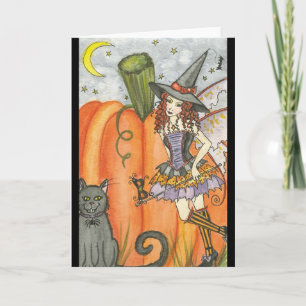 Miss October - Halloween CARD