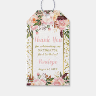 Miss ONEderful Favour Tag