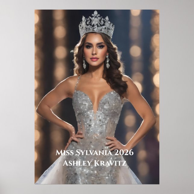 Miss Pageant Personal Portrait Poster (Front)