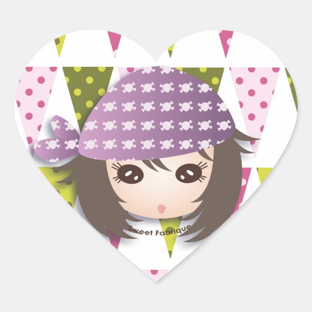 "Miss Pirate" Tags - Kiwi Doll Collection (Front)