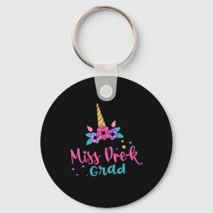 Miss Pre-k Grad Preschool Graduation Girls Kids Key Ring