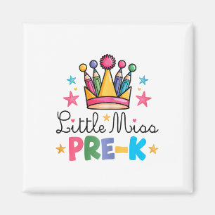 Miss Pre-k Pencils Crown Cute Ck To School First D Magnet