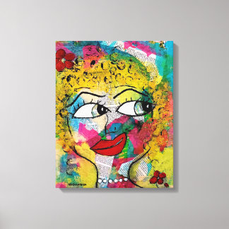Miss Print Canvas Print