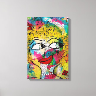 Miss Print Canvas Print
