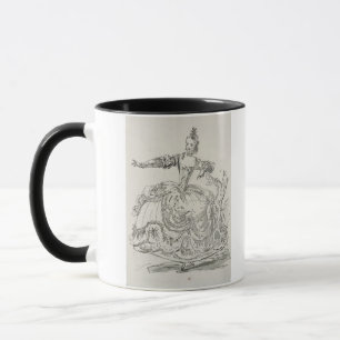 Miss Puvigne as The Living Statue, in Pigmalion, a Mug