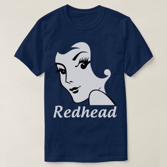 Miss Redhead text iPad Phone cases Prints Clothing T-Shirt (Design Front)