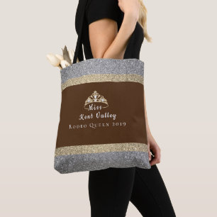 Miss Rodeo Crown Miss Rodeo Custom Title Tote Bag