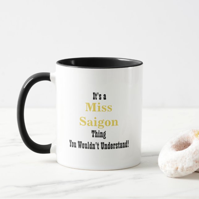 Miss Saigon Mug (With Donut)