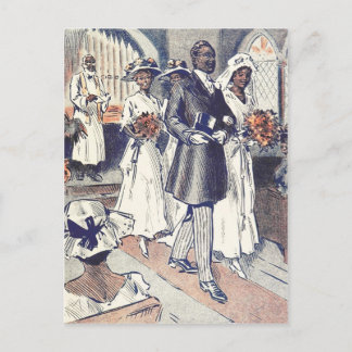 Miss Samantha Johnson's Wedding Postcard